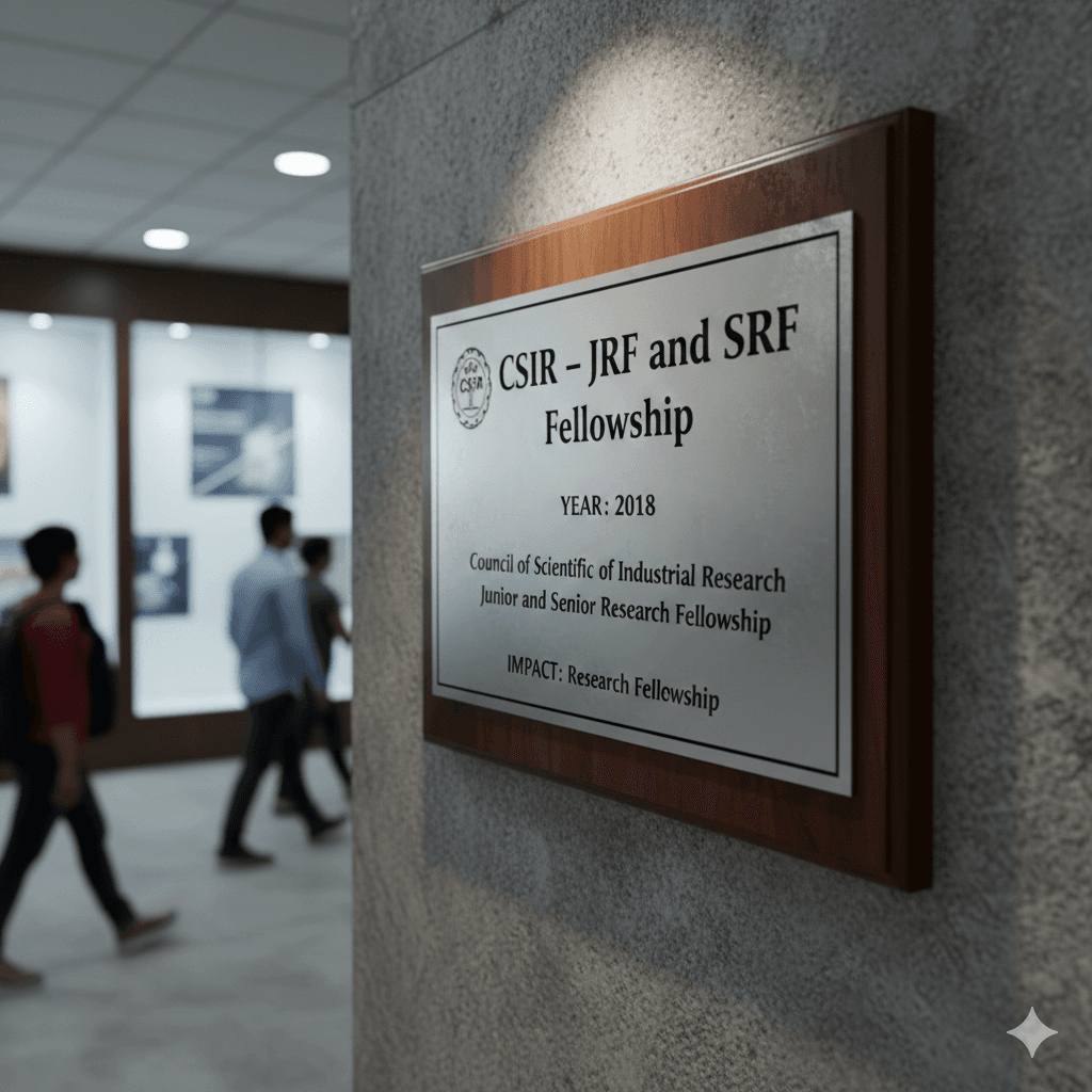 CSIR – JRF and SRF